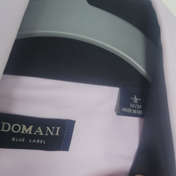 Domani Blue Label size Large/16 long sleeve shirt - Picture 3 of 8